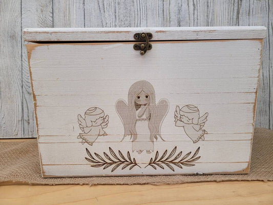 Personalized Keepsake Boxes for Babies, Wooden Memory Box, Time capsule box, Baby Keepsake Box, Children's Memory Box