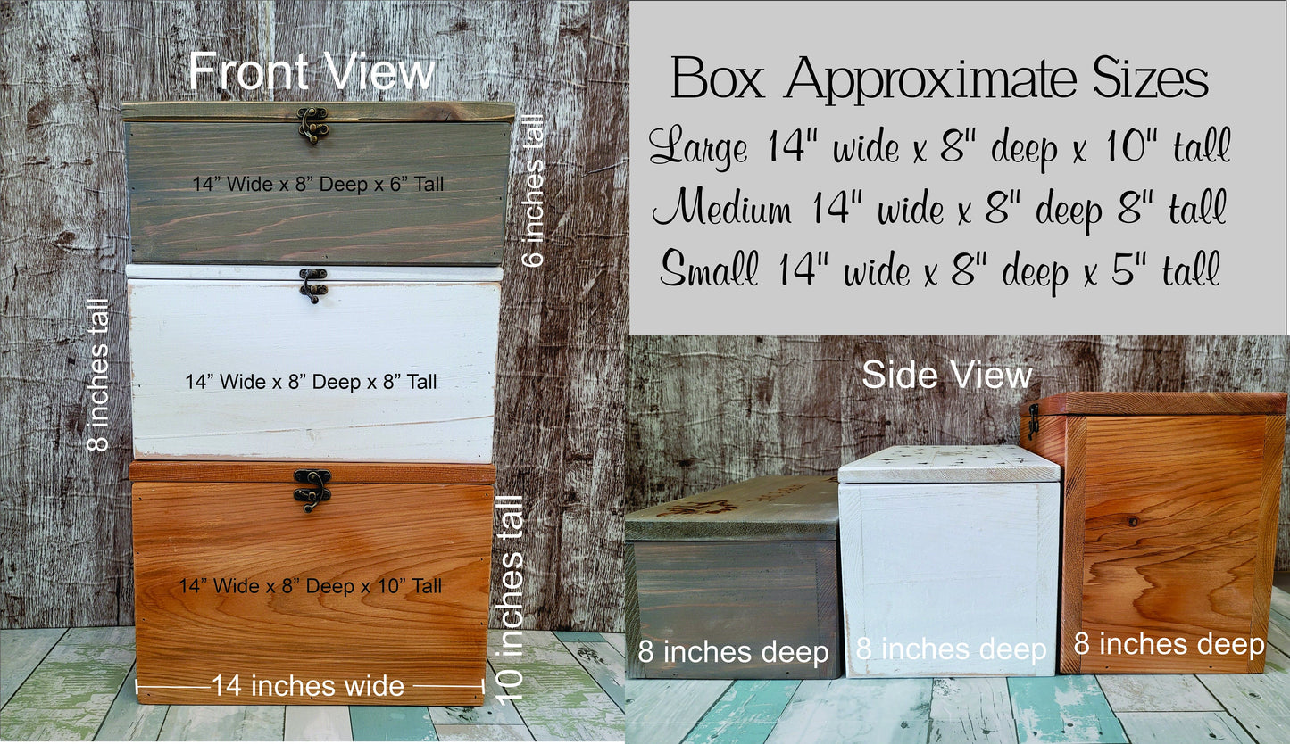 Wedding card box  Rustic Card Box