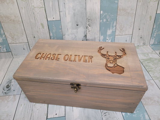 Personalized Keepsake Boxes for Babies, Wooden Memory Box, Time capsule box, Baby Keepsake Box, Children's Memory Box